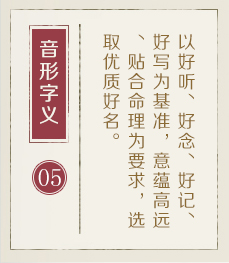 聊城起名流程五